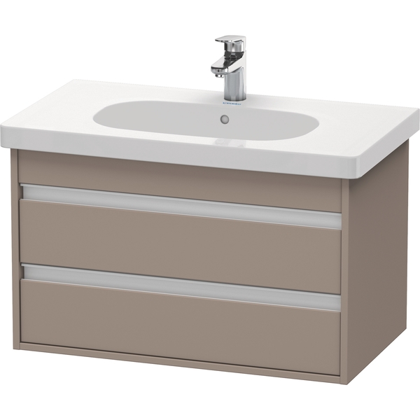 Duravit Ketho Wall-Mounted Vanity Unit Kt664704343 Basalt Matt KT664704343